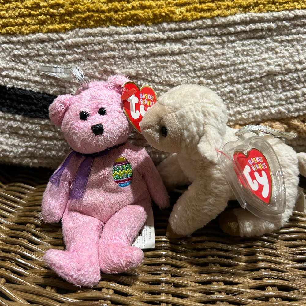 2/$20❤️- TOY | TY Beanie Babies basket beanies set of 2